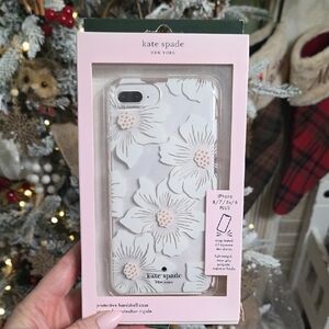 Kate Spade Cream Floral iPhone Case